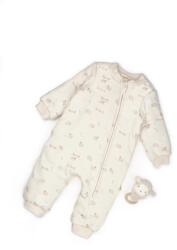 BabyCosy Salopeta cu fermoar, Lamb, BabyCosy, 100% bumbac organic (Marime: 18-24 Luni)