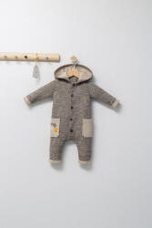 Tongs baby Salopeta pentru bebelusi de iarna King, Tongs baby (Culoare: Maro, Marime: 3-6 Luni)