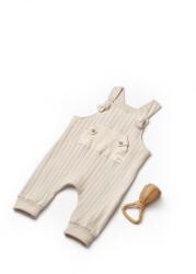 BabyCosy Salopeta cu bretele TeddyBear, BabyCosy, 100% bumbac organic (Marime: 3-6 Luni)