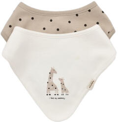 BabyCosy Set 2 bavete Girafa, BabyCosy, Ecru/Mink Bavata