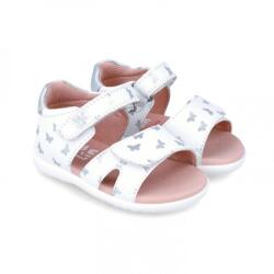 Garvalin Sandale Primii Pasi pentru Copii Fluturasi Garvalin, blanco (Marime: 19 (11, 6-12, 1 cm))