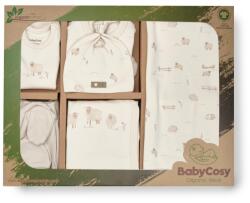 BabyCosy Set de 10 piese pentru nou nascut, 100% bumbac organic, Lamb, BabyCosy