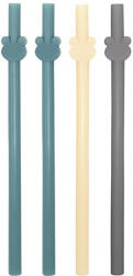 BabyJem Set de 4 paie din silicon reutilizabile BabyJem (Culoare: Turcoaz)