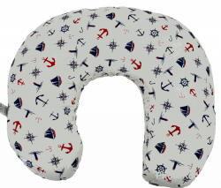 BabyJem Perna pentru alaptat 2 in 1 Nursing Pillow Marine, BabyJem