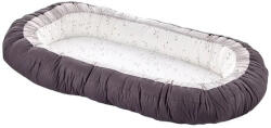 BabyJem Babynest cu 2 fete BabyJem Luxury Between Parents (Culoare: Gri)