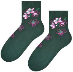 Steven Sosete cu model floral, Steven S099-533 (Culoare: Verde, Marime: 38-40) (24626)
