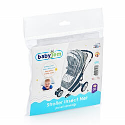 BabyJem Plasa universala impotriva insectelor pentru carucior, BabyJem (Culoare: Alb)