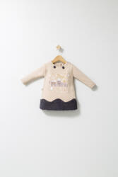 Tongs baby Rochita cu volan pentru fetite Fun Penguin, Tongs baby (Culoare: Gri, Marime: 12-18 Luni)