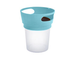 BabyJem Recipient pentru gustrari cu capac, BabyJem (Culoare: Bleu) Set pentru masa bebelusi