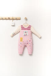 Tongs baby Set salopeta cu bluzita Scufita rosie pentru bebelusi, Tongs baby (Culoare: Roz, Marime: 9-12 luni)