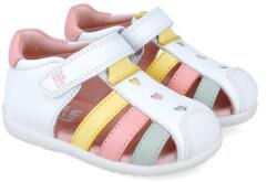Garvalin Sandale din piele pentru copii Garvalin 252303, alb (Marime: 21 (12, 8-13, 4 cm))