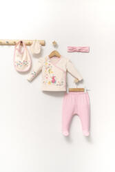 Tongs baby Set de 5 piese pentru nou nascut Scufita rosie, Tongs baby (Culoare: Roz)