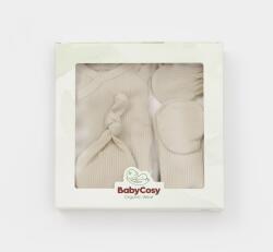 BabyCosy Cutie 4 piese pentru nou nascut - 100% bumbac organic - Verde pal, BabyCosy