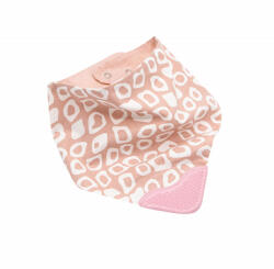 BabyJem Baveta BabyJem tip bandana cu jucarie dentitie (Culoare: Roz) Bavata