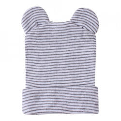 drool Caciulita subtire de nou-nascut cu urechiuse Drool (Culoare: Gri)