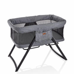 BabyJem Patut 2 in 1 co-sleeping BabyJem (Culoare: Gri)