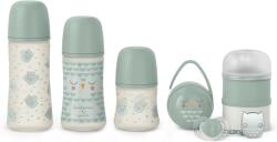 Suavinex Set de start BONHOMIA 7 piese, menta, Suavinex Set pentru masa bebelusi