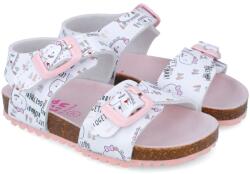 Garvalin Sandale pentru copii cu pisicute Garvalin, 242453, albi (Marime: 27 (16, 8-17, 4 cm))