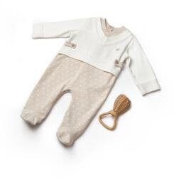 BabyCosy Salopeta eleganta TeddyBear, BabyCosy, 100% bumbac organic (Marime: 6-9 luni)