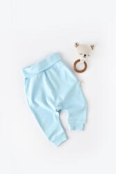 BabyCosy Pantaloni Bebe Unisex din bumbac organic Bleu BabyCosy (Marime: 3-6 Luni)