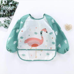drool Baveta impermeabila cu maneci Drool (Model: Flamingo) Bavata