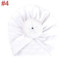 drool Turban bebelusi din bumbac Drool (Culoare: Alb)