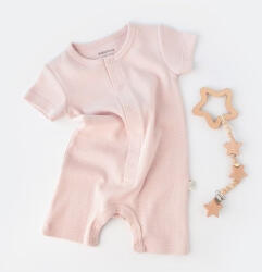 BabyCosy Salopeta cu pantaloni scurti - 100% bumbac organic - Roz, BabyCosy (Marime: 9-12 luni)