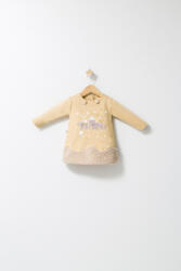 Tongs baby Rochita cu volan pentru fetite Fun Penguin, Tongs baby (Marime: 12-18 Luni, Culoare: Crem)
