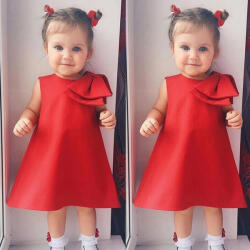 drool Rochita rosie cu fundita Drool (Marime: 90)