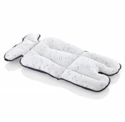 BabyJem Saltea cu doua fete pentru carucior si scaun de masa Dots BabyJem (Culoare: Roz) - drool