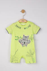 Tongs baby Salopeta de vara pentru bebelusi Save the Koala, Tongs baby (Culoare: Verde, Marime: 0-3 Luni)
