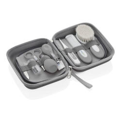 BabyJem Set ingrijire unghii bebelusi cu 9 piese BabyJem Grooming Set (Culoare: Gri)