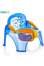 BabyJem Olita pentru copii BabyJem (Culoare: Bleu transparent) Olita
