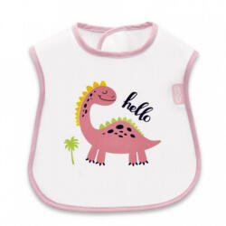 BabyJem Baveta BabyJem Poly Midi Bib (Culoare: Roz) Bavata