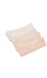 BabyJem Set 4 prosopele din muselina, BabyJem, 25x25 cm (Culoare: Somon)