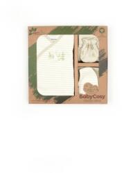 BabyCosy Set de 5 piese pentru nou nascut, 100% bumbac organic, Rabbit, BabyCosy