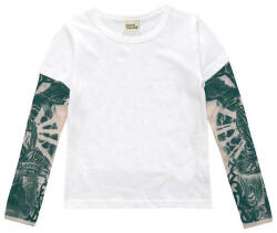 drool Tricou copii alb cu tatuaj Drool (Marime: 130, Model: Model C)