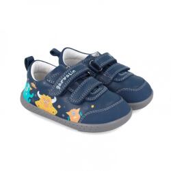 Garvalin Tenisi din piele pentru copii Garvalin, monstruleti, bleumarin (Marime: 23 (14, 2-14, 7 cm))