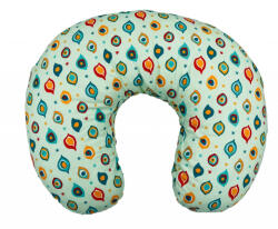 BabyJem Perna pentru alaptat 2 in 1 Nursing Pillow Paun, BabyJem (Culoare: Verde)