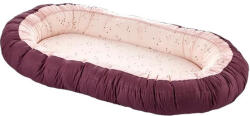 BabyJem Babynest cu 2 fete BabyJem Luxury Between Parents (Culoare: Roz)