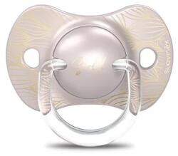 Suavinex Suzetă fiziologică SX Pro din silicon 6-18 luni Gri Gold Premium