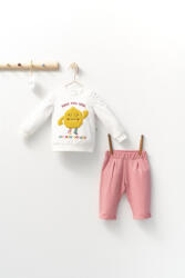 Tongs baby Set de 2 piese de trening Monster pentru bebelusi, Tongs baby (Marime: 18-24 Luni, Culoare: Corai)