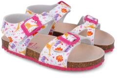 Garvalin Sandale pentru copii cu floricele Garvalin, 252465, albi (Marime: 22 (13, 5-14, 1 cm))