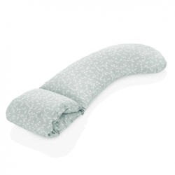 BabyJem Perna multifunctionala pentru alaptat si gravide cu suport detasabil pentru cap BabyJem (Culoare: Gri) - drool