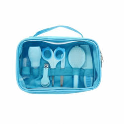 BabyJem Set ingrijire unghii copii cu 7 piese BabyJem (Culoare: Bleu)