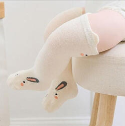 drool Sosete lungi cu animalute Drool (Culoare: Alb, Varsta: 2-4 ani)