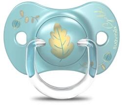Suavinex Suzetă fiziologică SX Pro din silicon 6-18 luni Albastru Gold Premium