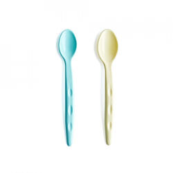 BabyJem Set 2 lingurite pentru copii BabyJem (Culoare: Verde) Set pentru masa bebelusi