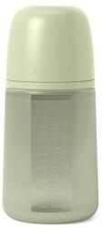 Suavinex Biberon din silicon, 240ml, Colour Essence SX Pro debit mediu, verde