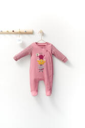 Tongs baby Salopeta pentru bebelusi Monster, Tongs baby (Marime: 6-9 luni, Culoare: Corai)